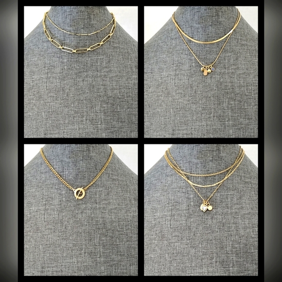 🔥NWT🔥30pc Gold Toned Necklace Bundle - Picture 7 of 15